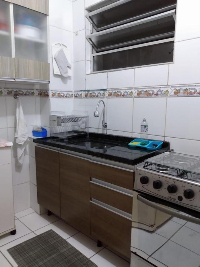 Stúdio confortável com ar condicionado e internet. São Vicente Exterior foto